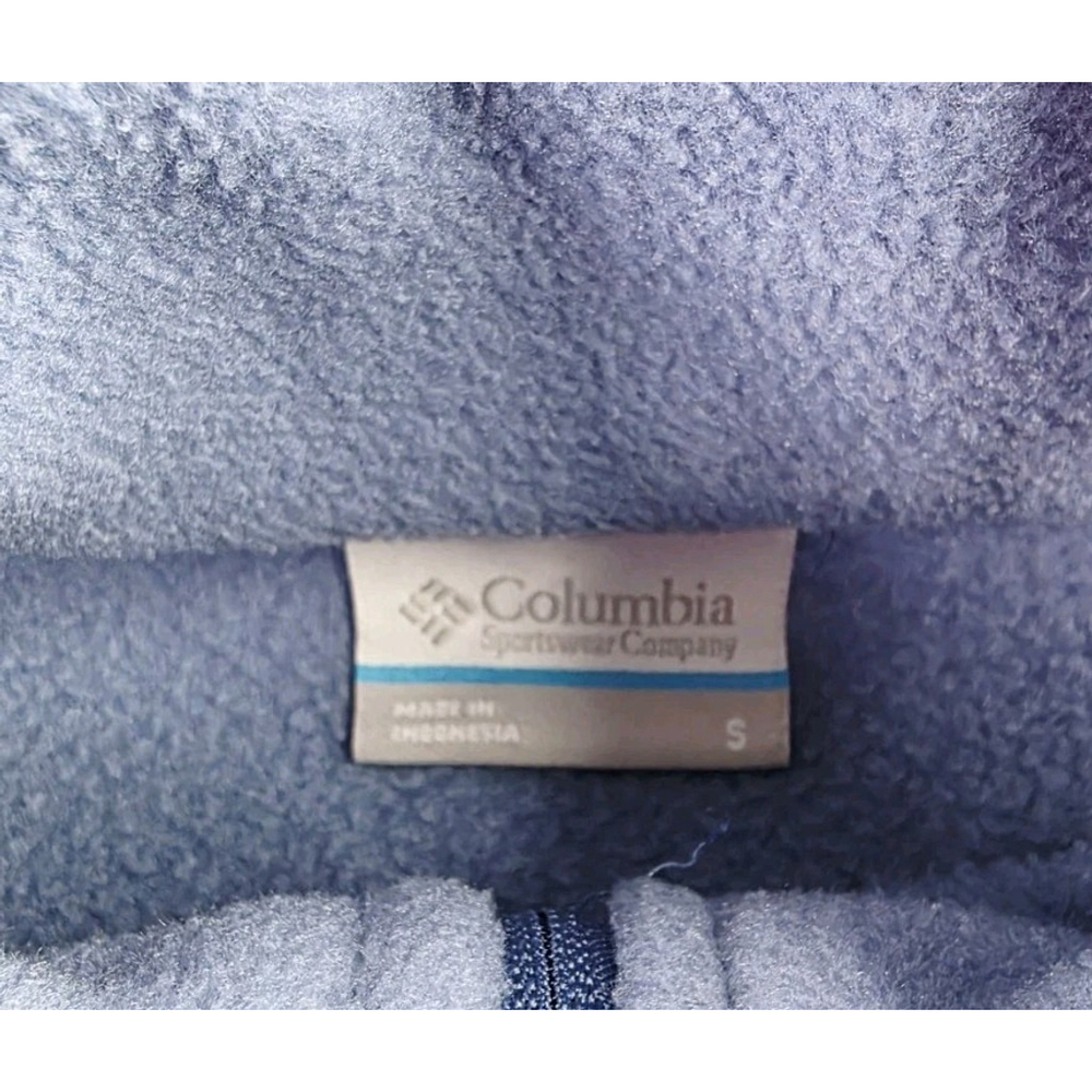 Columbia Women's Benton Springs Full Fleece Jacket, Full Zip, Blue, Size S - Picture 6 of 6